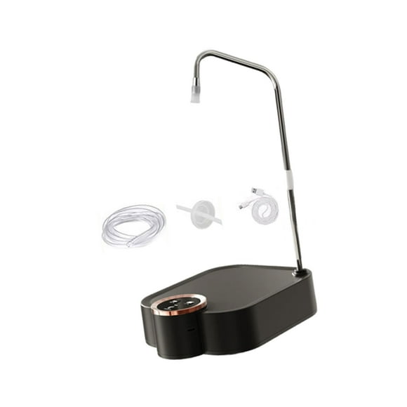 GROWTH TANK Distributeur d'Eau de Bureau, Portable, de Comptoir, Facile à Utiliser, Pompe à Eau Automatique Universelle Intelligente pour Bureau Table de Chevet Camping Maison Noir