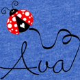 thumbnail image 2 of CafePress - Ladybug Ava - Cute Infant Baby Football Bodysuit, 2 of 3