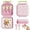 Pink, variant on DIY Rolled Ice Cream Maker Pan with 2 Scrapers and 3 Ice Cream Stick, Instant Fried Yogurt Machine for Homemade Sorbet and Slushies, Fast Freeze Cold Plate for Kids Family Kitchen Fun