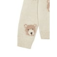 thumbnail image 4 of Wonder Nation Girls Novelty Feather Yarn Bear Icon Sweater, Sizes 4-18 & Plus, 4 of 5