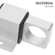 thumbnail image 3 of PTOOTP 4Ud Cerradura De Puerta Con Pestillo De Resorte Automático Para Uso En Gabinetes Y, 3 of 7