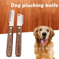 thumbnail image 1 of Wooden Handle Pets Hair Stripping Comb Convenient Hanging Hole Design Hair Remover Grooming Tool Practical Pets Supplies, 1 of 7