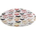thumbnail image 5 of Orange Yellow Red Black Love Heart Valentine's Day Round Carpet Circle Rug Outdoor Patio Area Rug Washable Large Area Rugs Hallway Room Decor Fitness Mats, 5 of 8