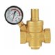 thumbnail image 1 of Reductor de presión de agua de latón, reductor de regulador de presión de agua ajustable de latón DN20 con manómetro, 1 of 5