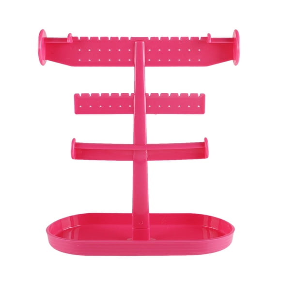 Soporte de joyería soporte clásico para colgar pendientes para es de exhibición - Rojo rosa