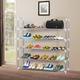 thumbnail image 2 of Ktaxon Shoe Rack Organizer Storage 25 Pairs Shoes Shelves Space 5 Tier Racks Standing, 2 of 9