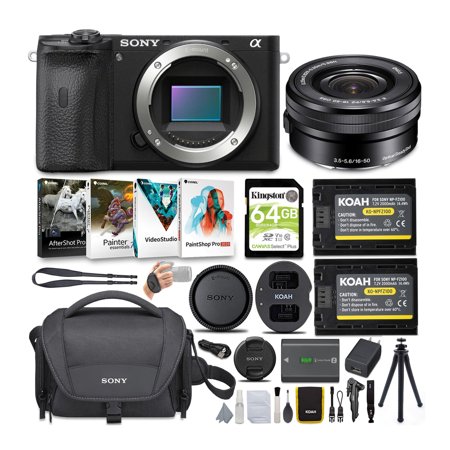 Sony Alpha a6600 APS-C Mirrorless ILC Bundle with 16-50mm Lens