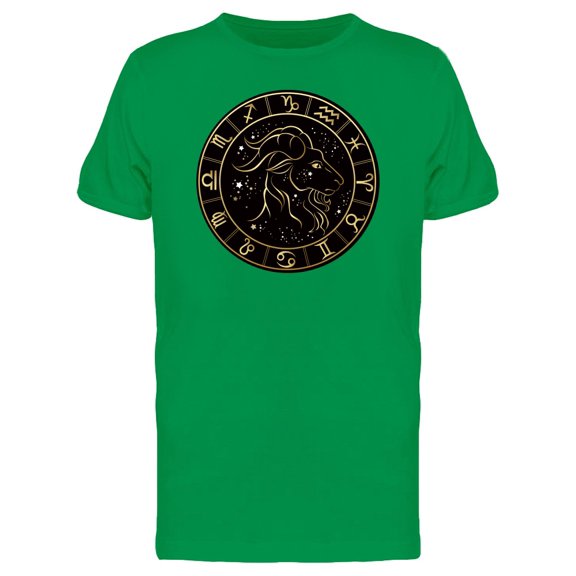 Capricorn Golden Zodiac Symbol Tee Men's -Image by Shutterstock
