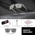 thumbnail image 3 of Oakley OO9384 Holbrook Mix Rectangle Shaped Non-Polarized Sunglasses for Men - Includes Official Eyewear Kit - Woodgrain Frame with Prizm Black Lens, 3 of 6