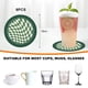 thumbnail image 2 of Posavasos para bebidas, juego de 6 posavasos de silicona, utilizados para mesas de madera, tazas, escritorios, bares, oficinas, antideslizantes, antiadherentes, fáciles de limpiar., 2 of 5