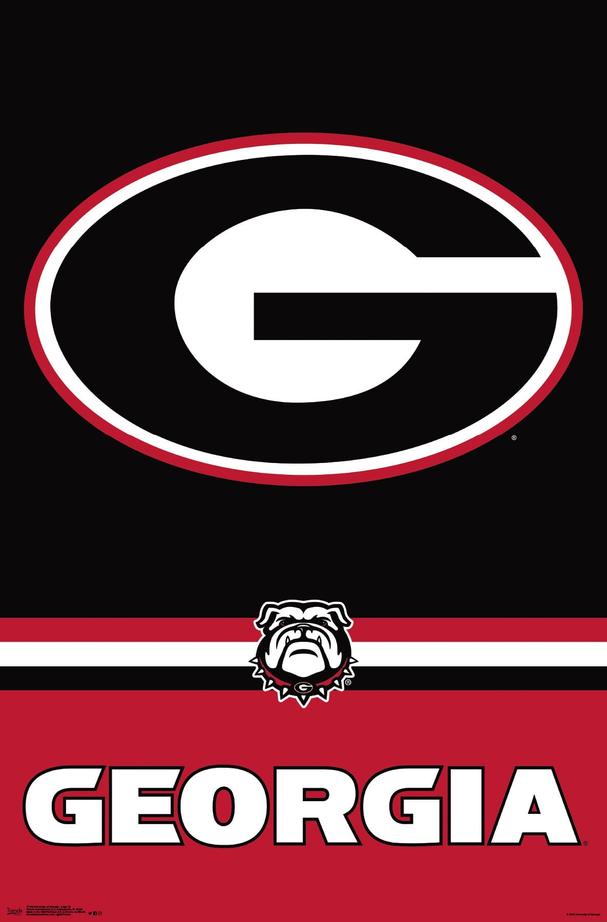 University of Georgia - Logo 18 Poster Mount Bundle - Walmart.com