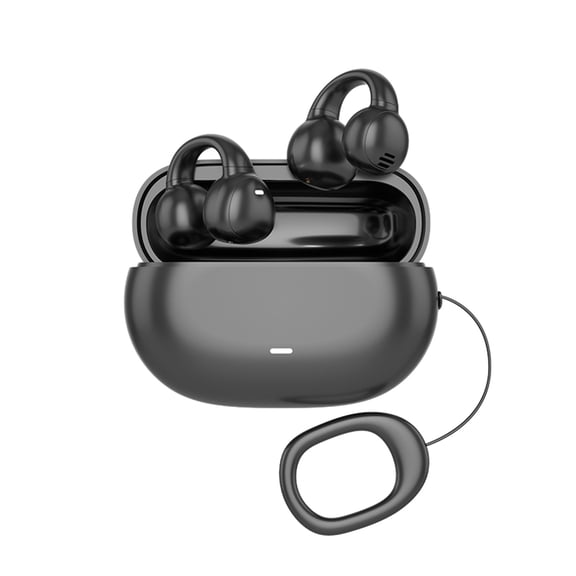 Open Ear Headphones Bluetooth 5.4 Earbuds 48Hrs Playtime Wireless Ear Buds with Earhook Mic Stereo Sound Earphones with 16mm Speaker Air Conduction Earbud for Sport Fitness Running
