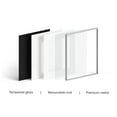 thumbnail image 2 of Aluminum Metal and Glass Single Picture Frame 8.5x11, 2 of 7