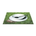 thumbnail image 3 of Ryvnso Placemats Set of 4 Football Grasses Dining Mats Heat-Resistant Non-Slip Washable Table Mat, 3 of 8