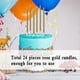 thumbnail image 5 of Metallic Candle, Birthday Cake Candle, 24 Pcs Long Thin Cake Candle For Birthday Wedding, 5 of 5