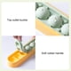thumbnail image 5 of Juego de bandejas redondas para cubitos de hielo, color amarillo, a prueba de fugas, construcción fuerte, amplia aplicación, bandeja para cubitos de hielo para fiestas, 5 of 5