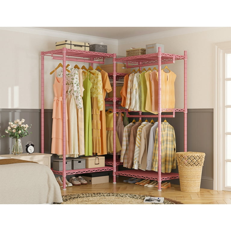 Pink garment rack hotsell