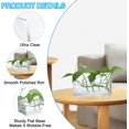 thumbnail image 3 of PATIKIL Rectangular Glass Vase 8x4x4 Inch, 1 Pcs Clear Flower Planter Terrarium Container Thickened Bottom for Wedding Home Office Decor Party Event, Transparent, 3 of 7