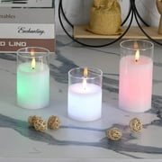 Flameless Flickering Candles, Color Changing LED Plexiglass Candles