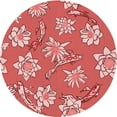 thumbnail image 1 of Ahgly Company Indoor Round Patterned Light Coral Pink Area Rugs, 7' Round, 1 of 6