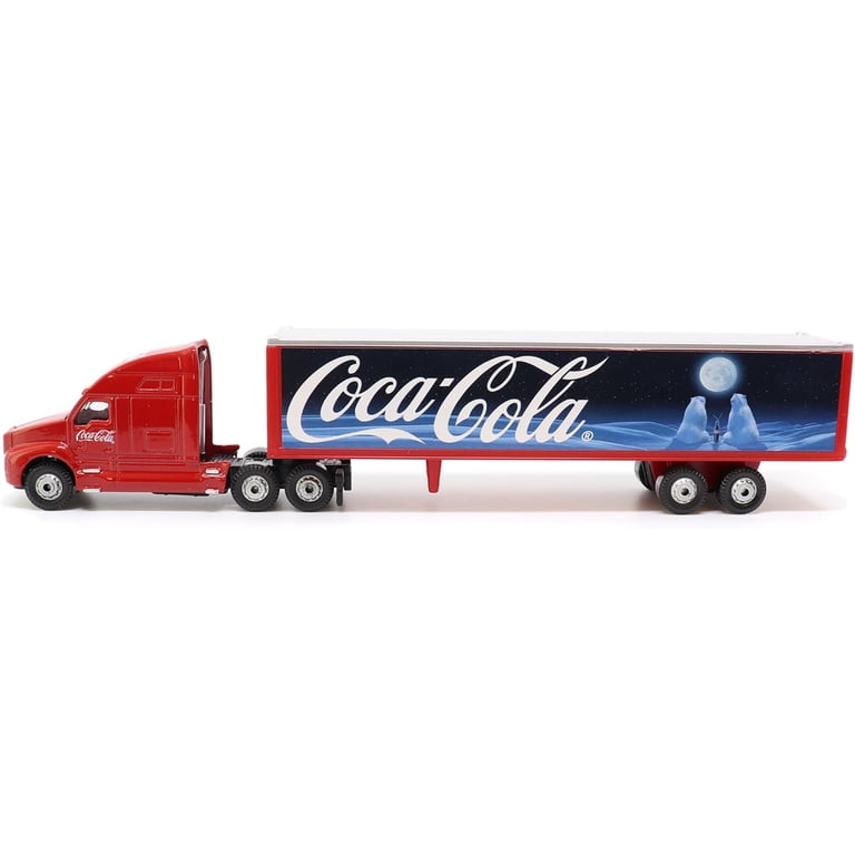 Coca-Cola Bears and Moon Long Hauler, 1:87 Scale, White/Blue
