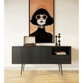 thumbnail image 3 of Modrest Billy Modern Black Oak & Gold Buffet, 3 of 4