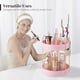 thumbnail image 5 of Organizador de maquillaje Aveniee 360, giratorio, 2 niveles, para Vanity Pink, 5 of 5