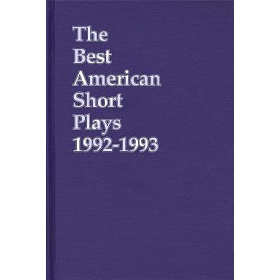 Pre-Owned Best American Short Plays: The Best American Short Plays 1992-1993 (Hardcover)
