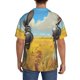 thumbnail image 3 of Balery Funny Countryside Donkey Camisa Casual de Manga Corta con Botones para Hombre, Texturizada, Estilo Cubano, para Playa, Verano-Medium, 3 of 5