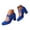 Blue, variant on Women's Mary Jane Heels with Bow Retro Round Toe Low Block Heel Pumps Comfortable Suede Dress Shoes for Ladies Party Blue Size 6