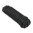 thumbnail image 2 of Ozark Trail 3/8"x15' Nylon Double-Braided Marine Dock Line - Black 15 foot length, 2 of 11