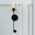 thumbnail image 5 of 83450BK Lark Kline - 1 Light Tall Wall Sconce In Transitional Style-23 Inches Tall and 5 Inches Wide-Black Finish, 5 of 17