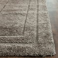 thumbnail image 6 of SAFAVIEH Florida Mason Bordered Shag Runner Rug, Grey, 2'3" x 9', 6 of 6