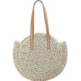 thumbnail image 1 of Straw Shoulder Bag For Women, Large Straw Bags Weave Handmade Handle Tote Bag Summer Beach Straw Handbags Bohemian Crossbody Bag(large Beige), 1 of 5