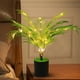 thumbnail image 5 of Luz de plantas verdes simuladas, enchufe USB, luz LED en forma de planta para sala de estar del hogar, 5 of 8