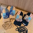thumbnail image 5 of Guantes de invierno cálidos para mujer Guantes de punto de moda para mujer, 5 of 5