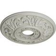 thumbnail image 3 of Ekena Millwork 18"OD x 3 1/2"ID x 1"P Valletta Ceiling Medallion (Fits Canopies up to 3 1/2"), Hand-Painted Pot of Cream, 3 of 6