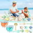 thumbnail image 1 of Fiudx Juego de Arena para Playa, Cubo Plegable, Pala y Rastrillo, Divertidos Moldes de Arena, Regadera y Colador, Perfecto para Jugar Al Aire Libre, Regalo de Verano, Juego de 11 Piezas para Niños de, 1 of 4