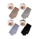 thumbnail image 1 of wonima44 Chuarry 4 Pairs Kids Fleece Lined Gloves Winter Warm Knit Gloves for Girls Boys Cold Weather Supplies, 6-10 Years, 1 of 1