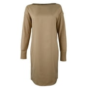 Women's Petite Farheen Twill-Front Sweater Dress-HH-PXS