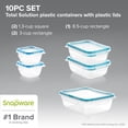 thumbnail image 2 of Recipientes para almacenamiento de alimentos Snapware Total Solution, paquete de 5, 2 of 6