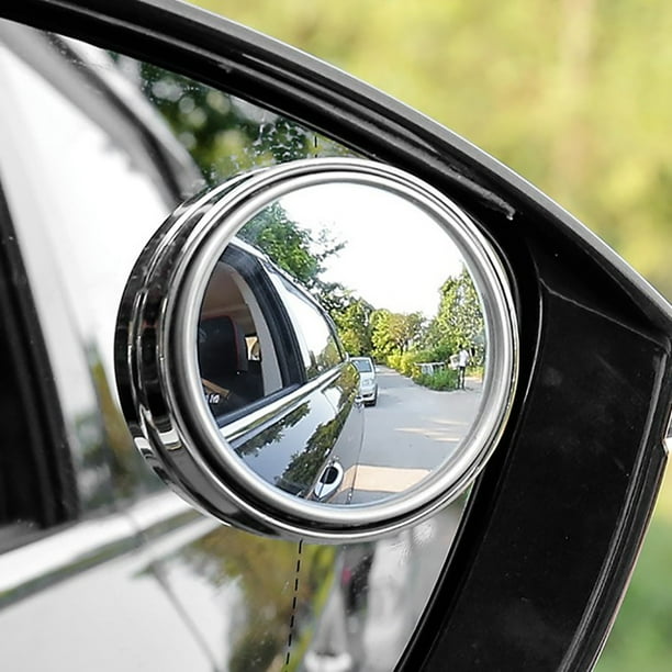 2 unids/set espejo de punto ciego de coche espejo de punto ciego Circular ajustable de 360 grados para espejo retrovisor de aparcamiento