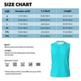 thumbnail image 6 of Fotbe Men's Aqua Print Men's Sleeveless Muscle Tank Tops Casual T-Shirts for Gym Workout Beach-X-Large, 6 of 8