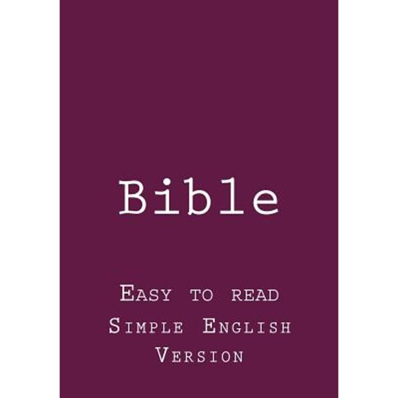 Pre-Owned Bible: Easy to read - simple English version, 9781533534507, 1533534500, Paperback,