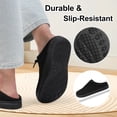 thumbnail image 3 of Mules for Women Wide Slip-on Shoes Comfortable Backless Walking Shoes with Removable Sole, 3 of 8