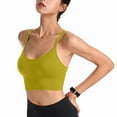 thumbnail image 5 of Everyday Bras for Women Pack of Sports Bras Sports Bra High Support Women Athletic Low Support Sports Bra Lightweight Sports Bras for Women T Back Sports Bras for Women plus Sized Sports Yellow 3XL, 5 of 6