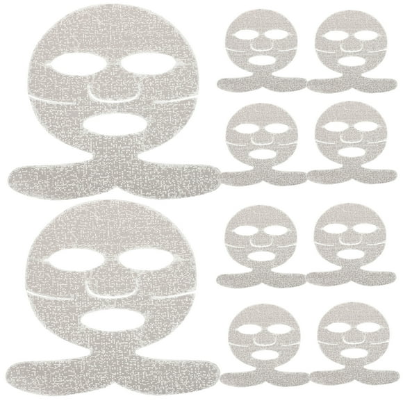 10pcs DIY Beauty Salon Mask Face Mask Cover Household Face Mask Accessory DIY Face Mask Skincare Facial Mask Portable Face Mask DIY Face Mask