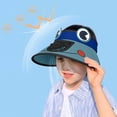thumbnail image 6 of SAWOBUUN Kids Solar Fan Hat Boy Girl Sun Visor Hat Wide Brim Sun Protection Cap for Outdoor Summer Beach,USB & Solar Powered, 6 of 6