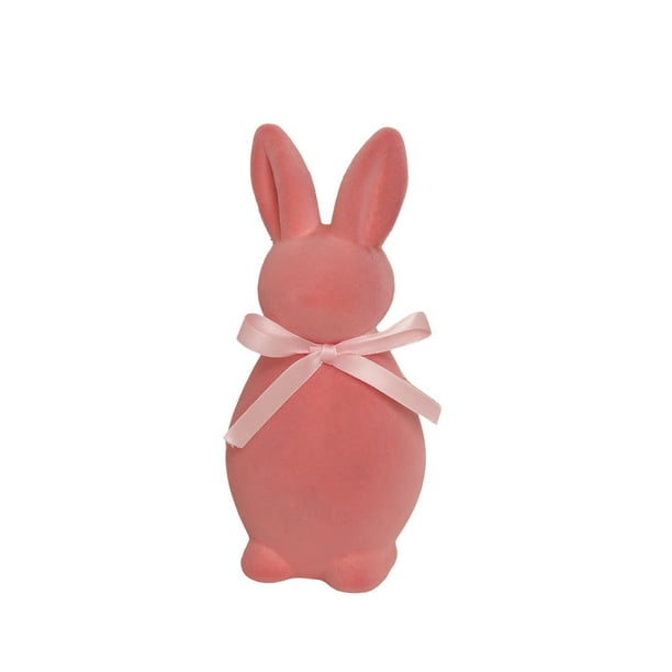 Adornos de Pascua, regalos de Pascua, figura de conejo de Pascua, adorno de conejo de espuma