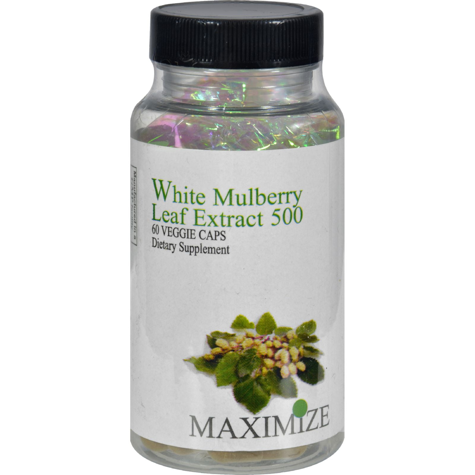 Maximum International White Mulberry Leaf Extract 500 60 Veg Capsules